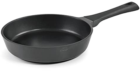 LACOR 27820 Alum.Guss D.20 Titanium Pro, Antihaft-Pfanne, Diffusor, Full Induktion, Titan-Basis, Softgriff, umweltfreundlich und frei von PFOA, Aluminium, 20 cm, Schwarz