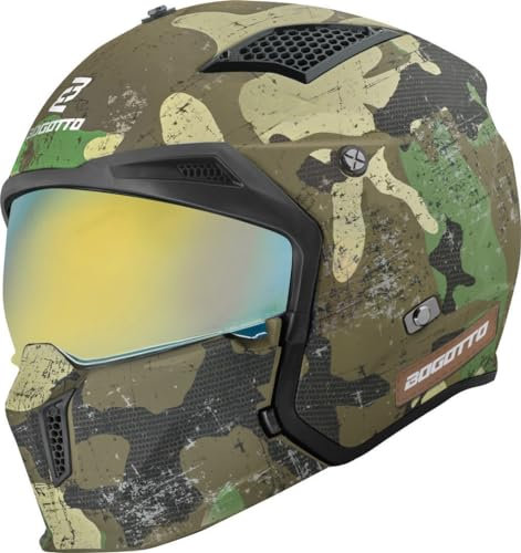 Bogotto Radic Camo 22.06 Helm, grün matt, L