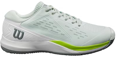 Rush Pro Ace Zapatillas de Tenis para Tierra Batida, Mujer, Talla 42, Azul Ópalo/Blanco/Verde (Opal Blue/White/Jasmine Green)