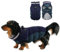 CITÉTOILE Hundemantel für Kleine Hunde,Hundemantel Winter mit Geschirr, Warme Hundejacke, Hundemantel Wasserdicht mit Fleece Gefütterte, Winddichtes Reflektierend Winterweste für Dackel, Bulldogge