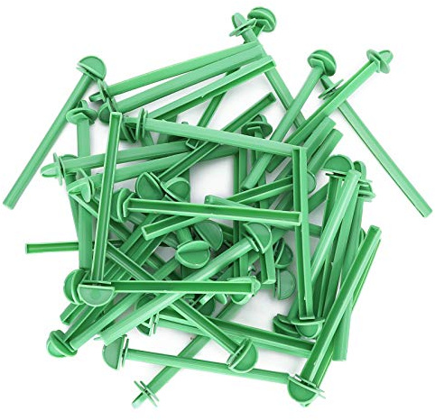 Stick Debout en Cage, 50pcs Plastic Bird Perroquets Sticket, Barre S, Accessoire de Barre de Perche Léger pour COC Ls Oiseaux Oiseaux