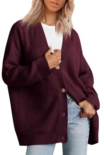 Cardigan Donna Invernale Lana Lana Comoda Maglioncino Maglia Curvy Maglieria Manica Lunga Leggero Invernali Aperto Davanti Cardigan Donna Lungo Invernale XXL