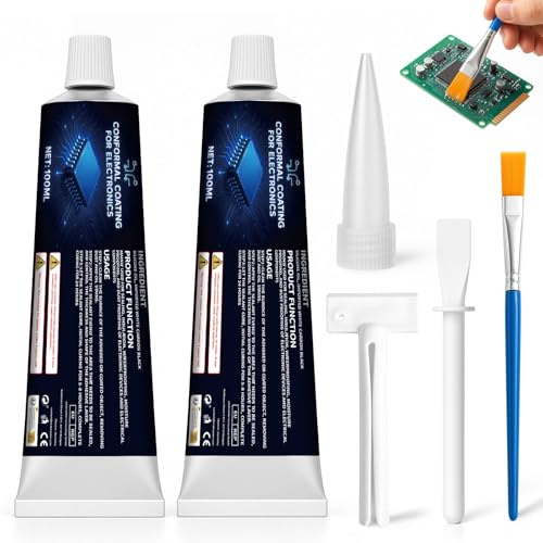 200ml de recubrimiento conforme para electrónica, el compuesto de relleno para circuito proporciona funciones de sellado, aislamiento, agua y polvo para garantizar el funcionamiento estable del