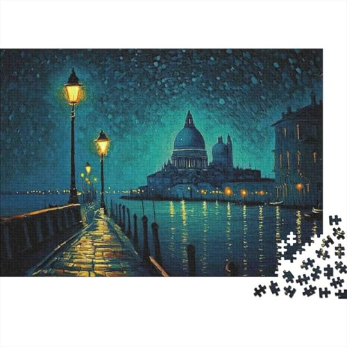 City Nightlights Puzzle 1000 Pieces for Adults Thick Paper Educational Urban Landscape Jigsaw Home Decor Stress Relief 70x50cm/1000pcs