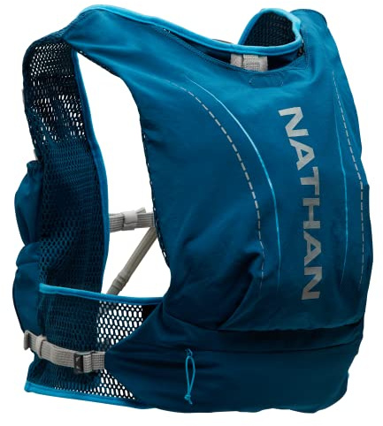 Nathan VaporAir Lite 4 Liter Vest & Hydration Pack with 2L Bladder, Front Water Bottle Pockets, Soft & Breathable Material for Comfort