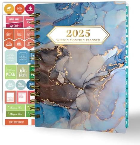 Ymumuda 2026 Planner, Daily Weekly Monthly Planner, 2026 Calendar Planner (Jan 2026 - Dec 2026), 8.4 x 6.3, Teacher School Student Work Agenda with Tabs, Ideal for School Office Supplies