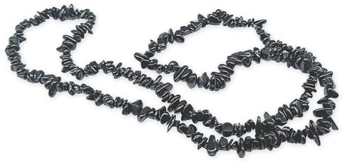 TENET - Naturliga stenchips halsband för kristalloterapi, reiki och meditation - 84 cm