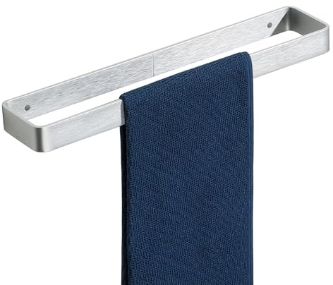 SAYAYO Handduksskena självhäftande Handdukshållare Borstad 40 cm