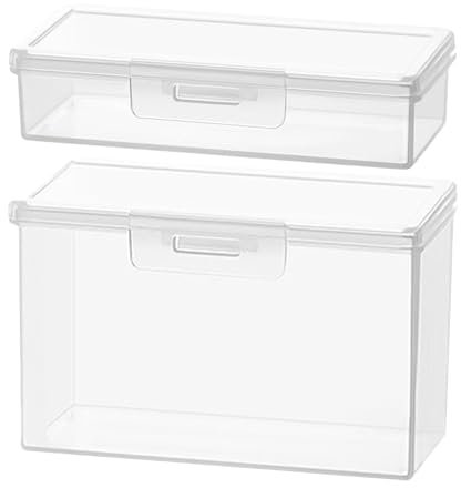 2 soportes transparentes de algodón, contenedor pequeño de almohadilla de algodón, dispensador de bastoncillos de algodón a prueba de polvo, organizador de viaje, caja de para cosas