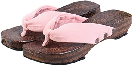 HEALEEP Data [ Scarpe Creative Clog Estive Da Donna in Legno Suola Antiscivolo, Pantofole Zoccolo Traspiranti e Confortevoli Per Lavoro e Shopping, Sandali Estivi Alla Moda in Stoffa e Gomma