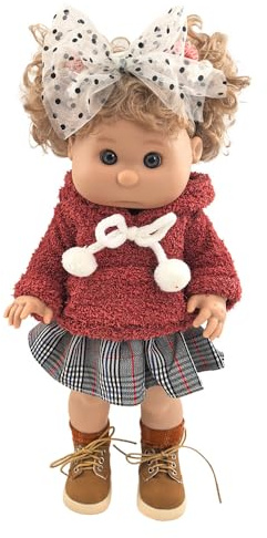 TACHAN - Anna muñeca pepona 40cm - Divertida y espontánea - mofletes gorditos y Rostro Dulce (CPA Toy Group 788T01061)