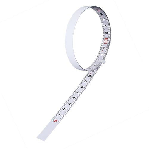 YUYTE Måttband, Självhäftande Måttstock Kolstål Måttband 5 Meter 13 Mm Brett Från Vänster Till höger.