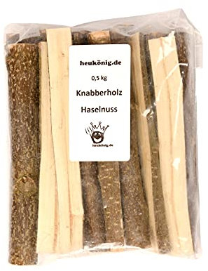 heukoenig Knabberholz für Kaninchen, Meerschweinchen und alle Nagetiere 500 g