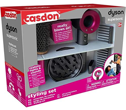 Cefa Toys-Set Secador de Pelo Dyson Supersonic 01155, a partir de 3 años