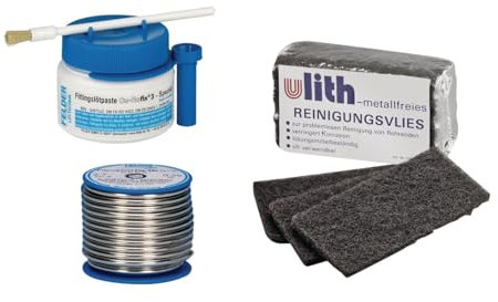 Sanitärshop Baustoffe & Sanitär Lötset für Kupferrohre - Trinkwasser und Heizungsrohre (Set 1)