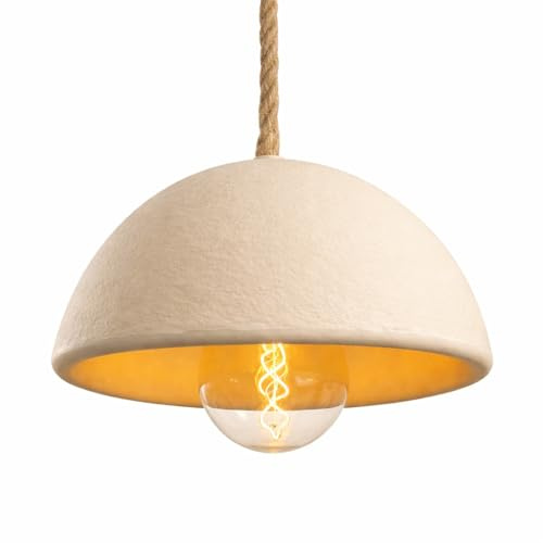 newgarden LUNA Lámpara Colgante Sin Cables – Lámpara Colgante Recargable Con Bombilla LED Portátil Imantada, Luz Regulable Con Mando, Para Interior Y Exterior Protegido, Terraza O Jardín (Beige)