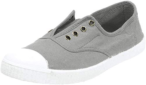 victoria Deportivas para mujer 106623 Inglesa 1915 Lona de la talla 42 en color GRIS