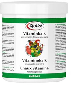 Quiko Vitaminkalk 500g- Valuable minerals for pet birds, racing pigeons and chickens - For an optimal mineral supply