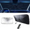 Parasol Parabrisas Delantero para Coche para BMW Serie 3 E90 M3 2004-2011, Parasol Plegable de Coche, Paraguas Luna Delantera, Anti UV Rayos