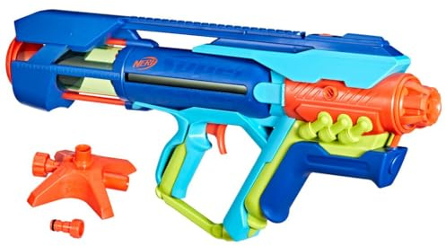 Hasbro Nerf Super Soaker Power Drench XL, Blaster Giocattolo ad Acqua, per Bambini e Bambine dagli 8 Anni in Su, Getto Regolabile, Riempimento Veloce, Blu, Arancio e Celeste
