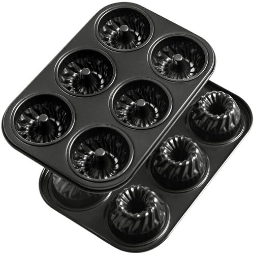 Webake Mini tortiera scanalata da 7,1 cm, 2 pezzi