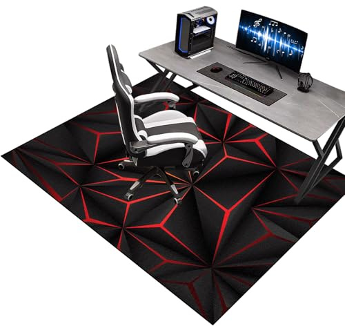 Alfombra para Silla de Oficina, Alfombra para Silla Gaming, Protector Suelo Silla Ruedas, Antideslizante Protector Suelo, Alfombra Protectora para Silla de Oficina, Alfombra Silla Ruedas 70 x 100 cm
