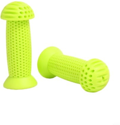 Manopole per bicicletta per bambini, antiscivolo, diametro 22 mm, lunghezza 100 mm, design ergonomico in gomma, per scooter e scooter, presa sicura per attività all'aria aperta, 2 pezzi