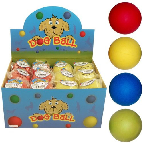 Play 'N' Shoot Rubber Dog Ball - 4 Assorted Colours (1 Supplied)