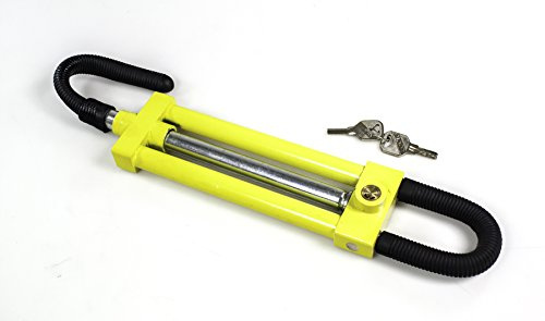Cartec 493248 Asta antifurto pedale/sterzo rafforzata, Noir/Jaune