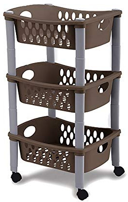 CARRELLO OTELLO A 3 PIANI MOKA