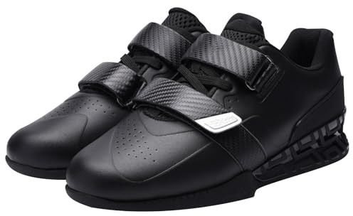 Weightlifting Shoes,Bodybuilding di Sollevamento Pesi Scarpe,Squat Stacco Scarpe,Ammortizzante,Presa Forte,Facile da Trasportare,per Sollevamenti delle Gambe,Stacchi Squat Profondi