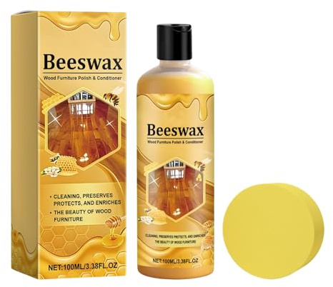 pour meubles en bois– Nettoyant en pâte naturelle 100 ml, vernis à boisinfusé à l'huile, restaurateur de longue durée pour un usage domestique | à boispour sol, planche à découper