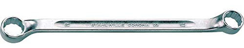 Stahlwille, Chiave a doppio anello, Piatto a gomito 20 X 22 mm