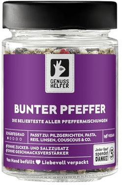Bremer Gewürzhandel Bunter Pfeffer, ganz, 90g im Glas