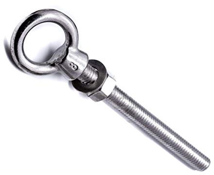 ARBO-INOX® - Perno de ojo - Perno de ojo - Tuerca anular - Acero inoxidable A4 - M8 x 100 mm