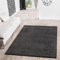 T&T Design Shaggy Teppich Hochflor Langflor Teppiche Wohnzimmer Preishammer versch. Farben, Farbe:anthrazit, Größe:120x170 cm
