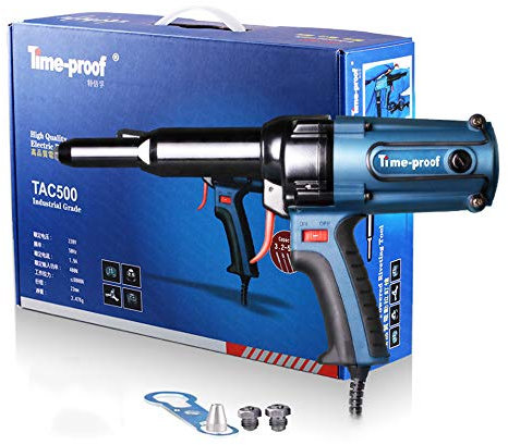 Toplionace Rivettatrice Elettrica 220V, Rivettatrice Pistola Sparachiodi 400W 8000N Corsa 22mm TAC500 (TAC500)