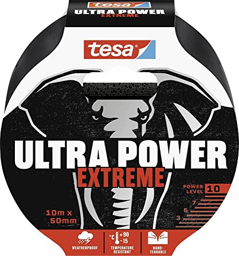 Tesa ULTRA POWER EXTREME 56622-00000-00 Reparaturband Schwarz (L x B) 10m x 50mm 1St.