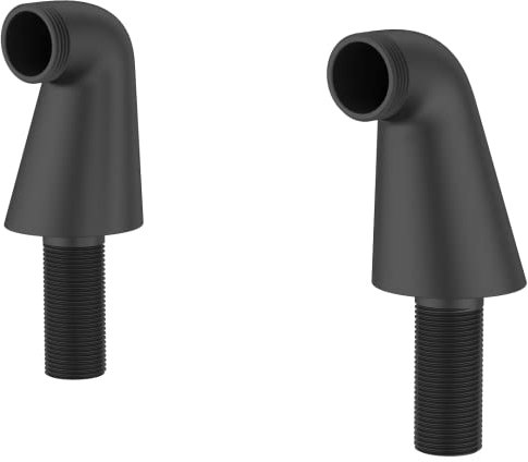 Essebagno Standfuß für Wannenrandarmatur in Schwarz