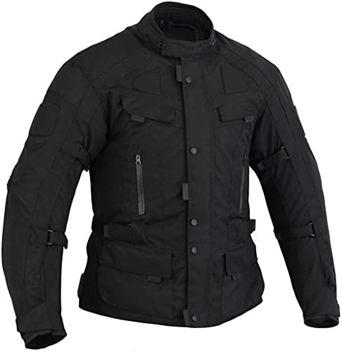 Bikers Gear Australia Chaqueta impermeable Infinity para hombre, chaqueta de motocicleta para todas las estaciones, cómoda chaqueta de moto con forro térmico extraíble ventilado y CE1621 1 Cruise