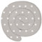 Cojín serpiente XXL Almohada de cama Cojín de lactancia Rollo de cama Protector de borde de cama Cojín decorativo Alrededor de cama Serpiente XL Estrellas blancas sobre gris 150 cm Oeko-Tex