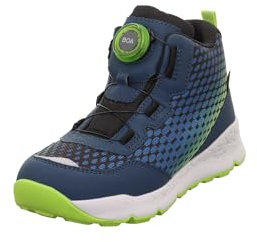 Superfit Jungen Free Ride leicht gefütterte Gore-Tex Sneaker, BLAU/HELLGRÜN 8000