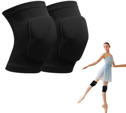 SUPRBIRD Volleyball Knieschoner,1 Paar Knieschoner Tanzen,Knieschoner Kinder Schwamm Kollision Knieschützer Atmungsaktiv Dehnbar Weich Knee Pads für Tanzen Tennis Laufen MTB Yoga(M)