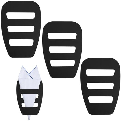 Shengxi 3 Stück Einstecktuchhalter für Herren, Taschentuch Unterstützung Bord Leichte Taschentuch Befestigungsplatte für Herren Schal Seide Taschentuchhalter Leichte Taschentuch