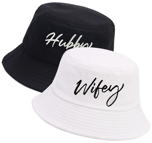 XYIYI Confezione da 2 cappelli bucket unisex per donne e uomini, cappello estivo da spiaggia, cappello da pesca, cappello da sole, taglia unica
