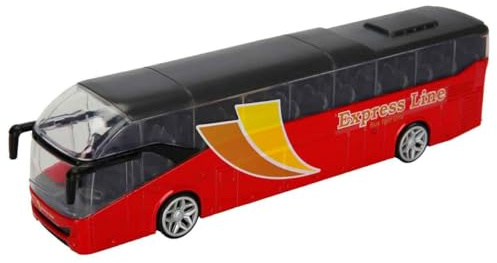 Teamsterz Street Kings Die Cast City Fordon – Red Express Bus