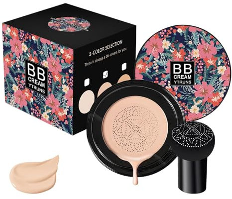 Natural Makeup BB Cream - All In onee Foundation Cream, Beauty Balm | Flawlless Sun Protection BB Base, Hydrating Face Makeup, Anti-agiing Foundation, Pore-Minimizing Base For Face