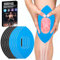 10 Stück Kinesiotapes Knie, Knie Tape Vorgeschnitten, Kinesiologie Tape, Vorgeschnittenes Kinesiologieband für Sport Unterstützung, elastisches athletisches Band Atmungsaktiv Und Wasserdicht