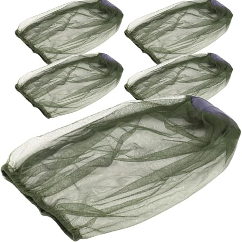 Beaupretty 5pezzi Cappello Rete Professionale Cappello da Apicoltore Portatile Rete Resistente all Usura Traspirante per Pesca e Giardinaggio