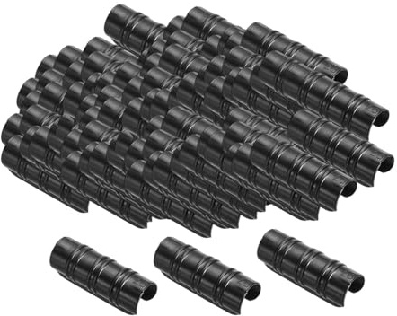F Fityle 100 Pinces à Film de Serre Réutilisables, Clips à Film de Serre Fixation pour Tubes Ronds, Accessoires de Jardin pour Serres, Abris et Bâches Extérieures, Diamètre 19 mm